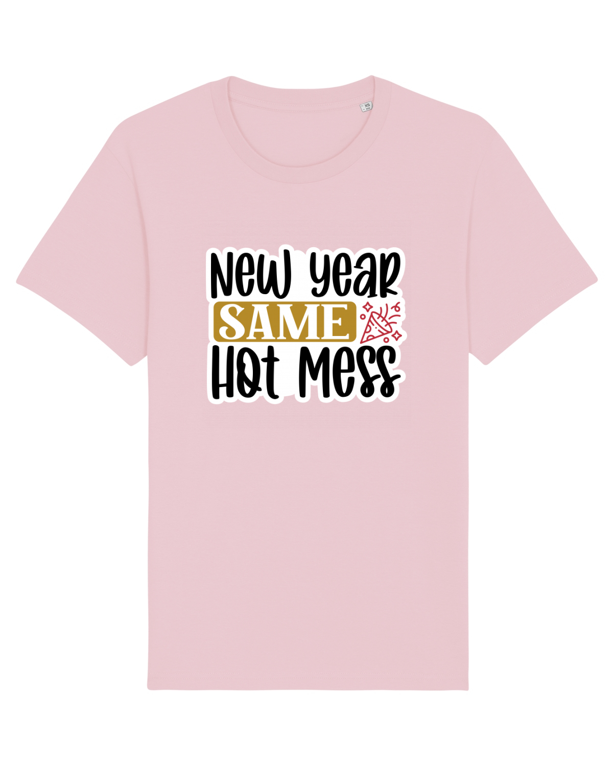 Tricou mânecă scurtă Unisex Rocker Cotton Pink