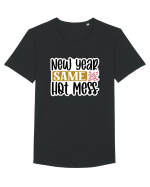 New Year Same Hot Mess Tricou mânecă scurtă guler larg Bărbat Skater