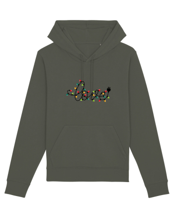 Christmas lights love Khaki