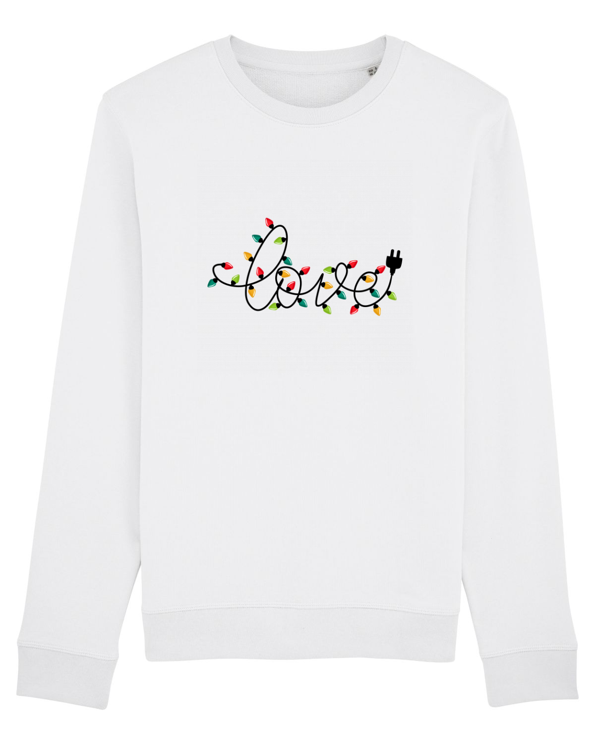 Bluză mânecă lungă Unisex Rise White