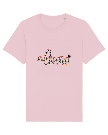 Christmas lights love Cotton Pink