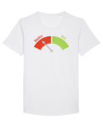 Naughty Nice meter Tricou mânecă scurtă guler larg Bărbat Skater