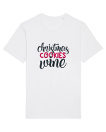 Christmas Cookies Wine Tricou mânecă scurtă Unisex Rocker