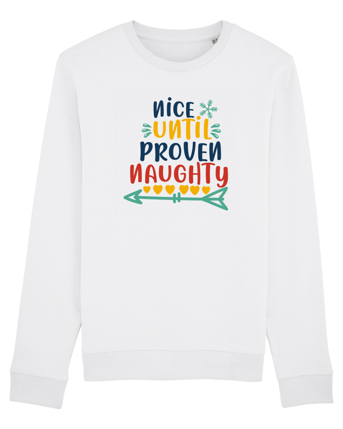 Bluză mânecă lungă Unisex Rise White