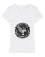 Pentru Motocilisti Tricou mânecă scurtă guler V Damă Evoker