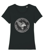 Pentru Motocilisti Tricou mânecă scurtă guler larg fitted Damă Expresser