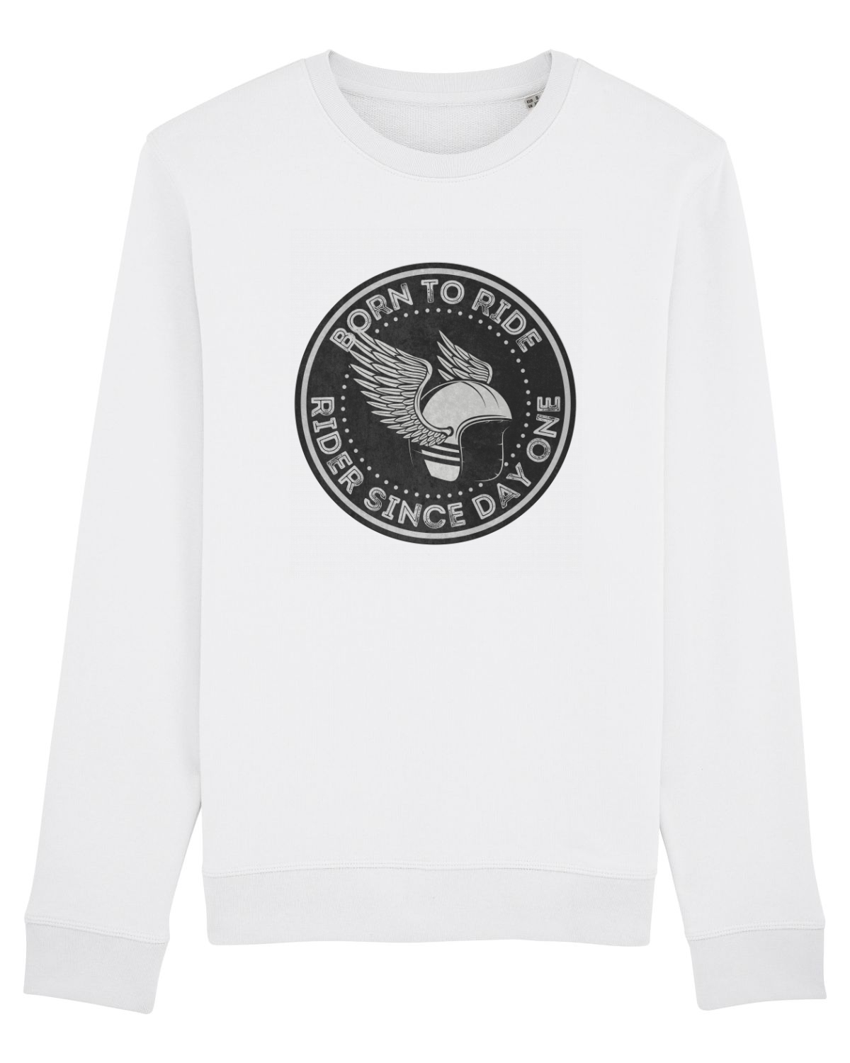 Bluză mânecă lungă Unisex Rise White
