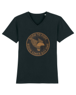 Pentru Motocilisti Tricou mânecă scurtă guler V Bărbat Presenter