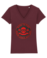 Pentru Motocilisti Tricou mânecă scurtă guler V Damă Evoker