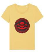 Pentru Motocilisti Tricou mânecă scurtă guler larg fitted Damă Expresser
