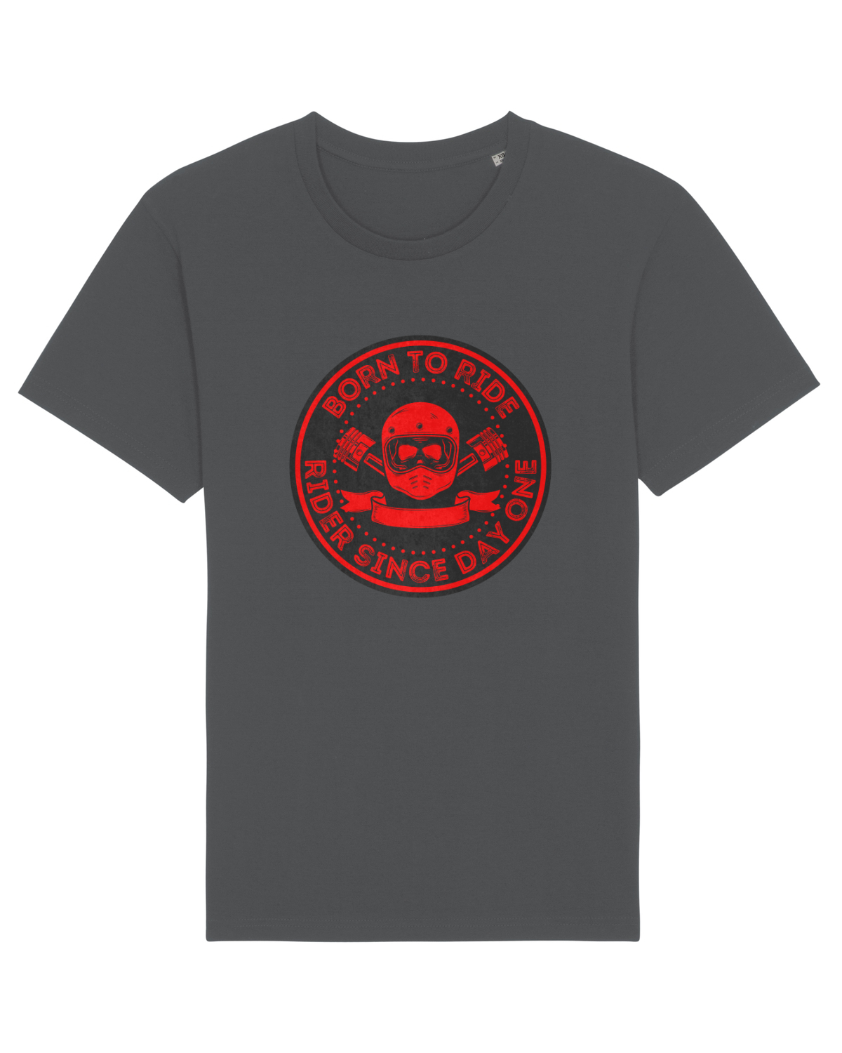 Tricou mânecă scurtă Unisex Rocker Anthracite