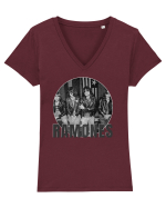 Ramones Tricou mânecă scurtă guler V Damă Evoker