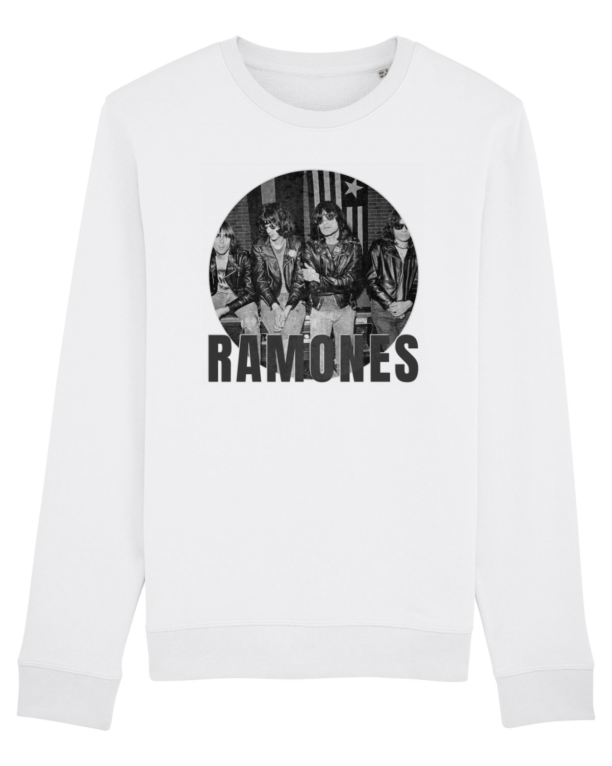 Bluză mânecă lungă Unisex Rise White