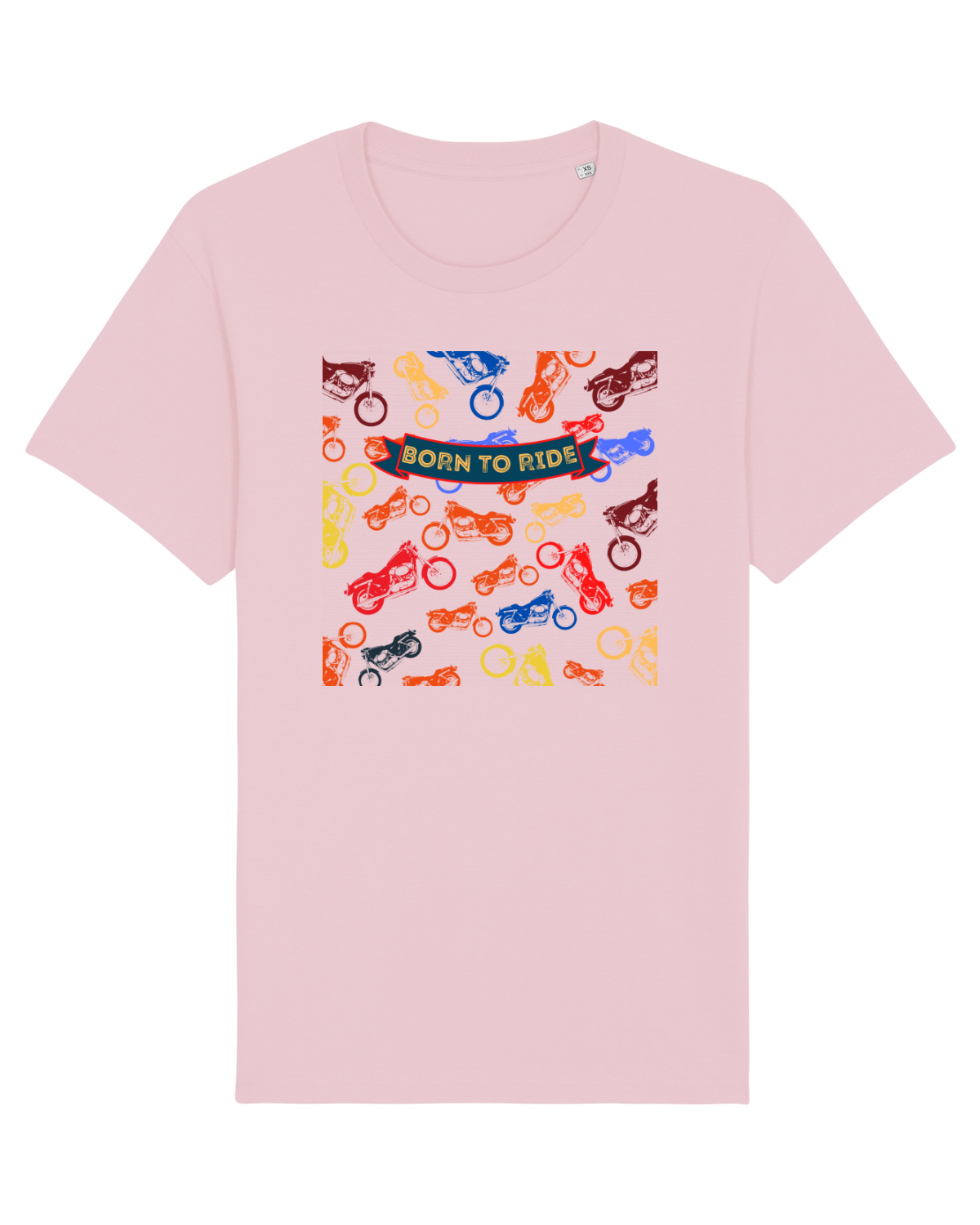 Tricou mânecă scurtă Unisex Rocker Cotton Pink
