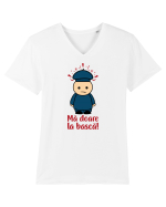 Ma doare la basca Tricou mânecă scurtă guler V Bărbat Presenter