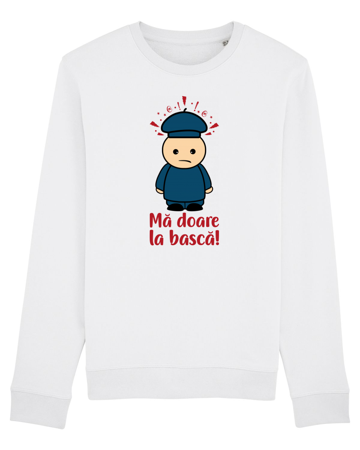 Bluză mânecă lungă Unisex Rise White