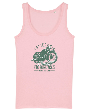 California Vintage Motorcycles Cotton Pink