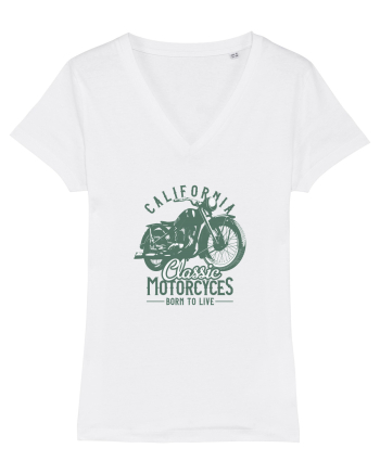 California Vintage Motorcycles White