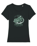 California Vintage Motorcycles Tricou mânecă scurtă guler larg fitted Damă Expresser