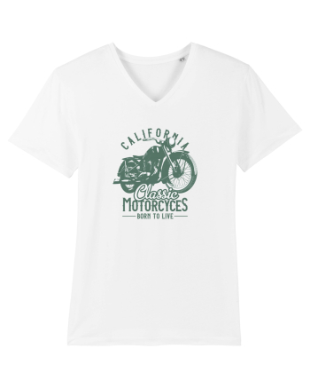 California Vintage Motorcycles White