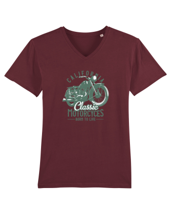 California Vintage Motorcycles Burgundy