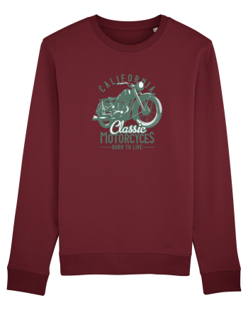 California Vintage Motorcycles Burgundy