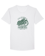 California Vintage Motorcycles Tricou mânecă scurtă guler larg Bărbat Skater