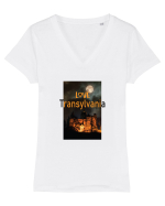 Love Transylvania #1 Tricou mânecă scurtă guler V Damă Evoker