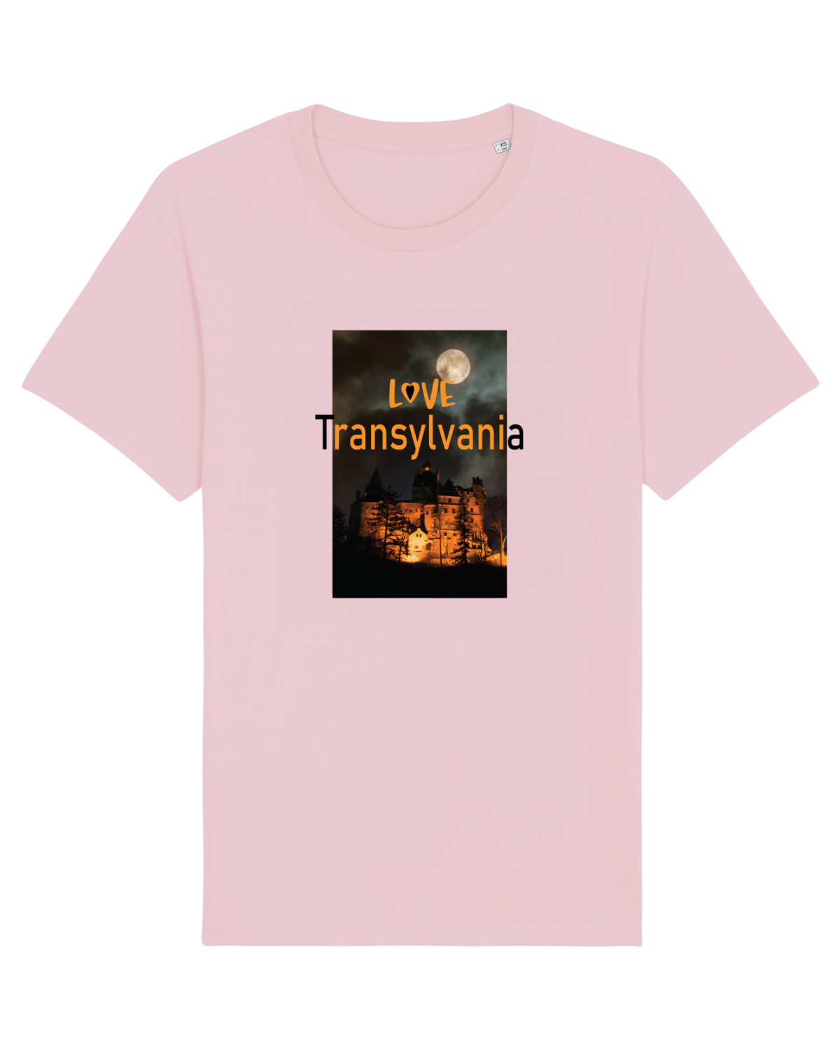 Tricou mânecă scurtă Unisex Rocker Cotton Pink