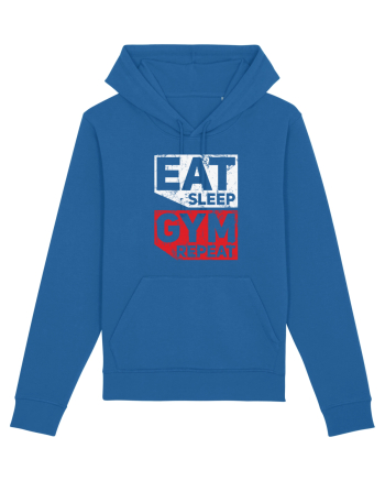 Eat sleep gym repeat Royal Blue