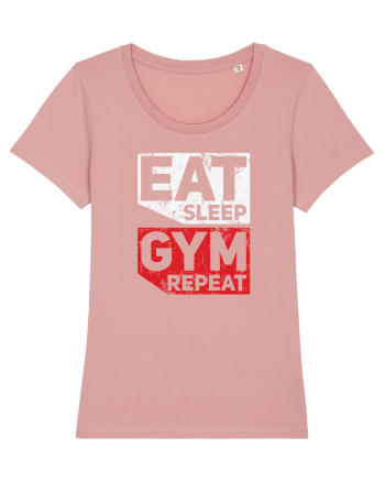 Eat sleep gym repeat Canyon Pink