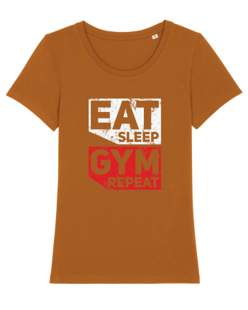 Eat sleep gym repeat Roasted Orange