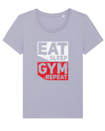 Eat sleep gym repeat Lavender