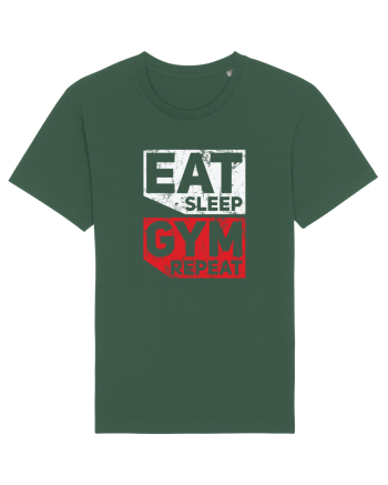Eat sleep gym repeat Bottle Green