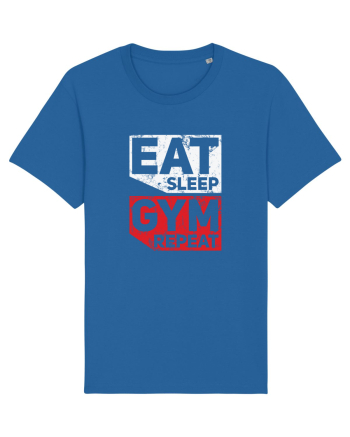 Eat sleep gym repeat Royal Blue