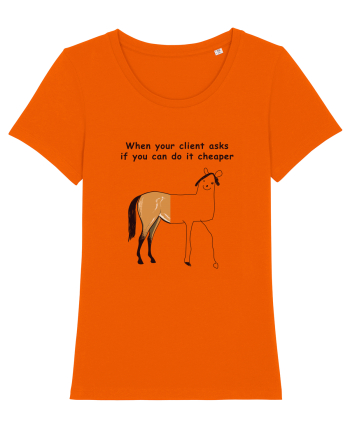Funny clients Bright Orange