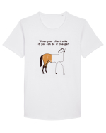 Funny clients Tricou mânecă scurtă guler larg Bărbat Skater
