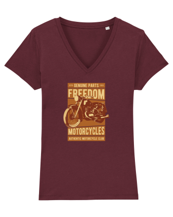Freedom Classic Motorcycles Burgundy