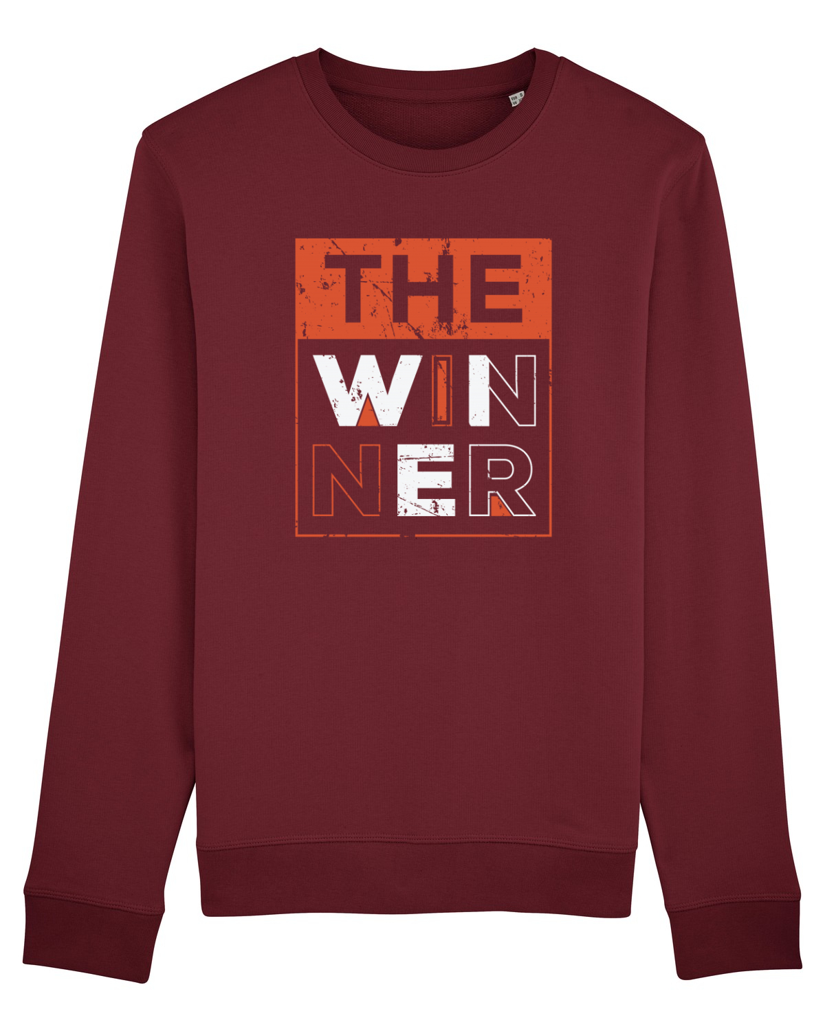 Bluză mânecă lungă Unisex Rise Burgundy