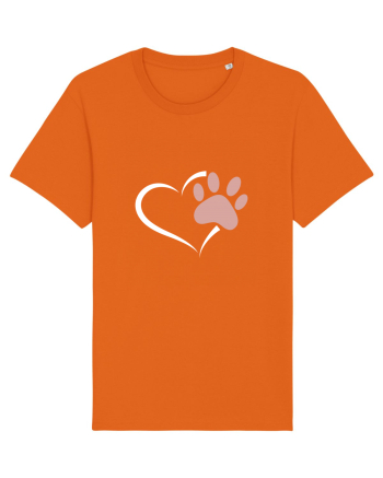 Paw #2 Bright Orange