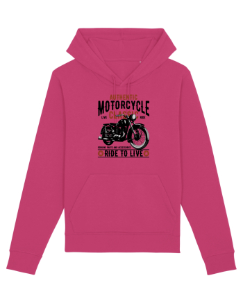 Ride to Live Classic Motorcycle Raspberry