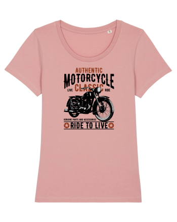 Ride to Live Classic Motorcycle Canyon Pink