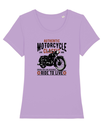Ride to Live Classic Motorcycle Lavender Dawn