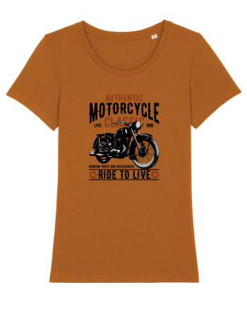 Ride to Live Classic Motorcycle Roasted Orange