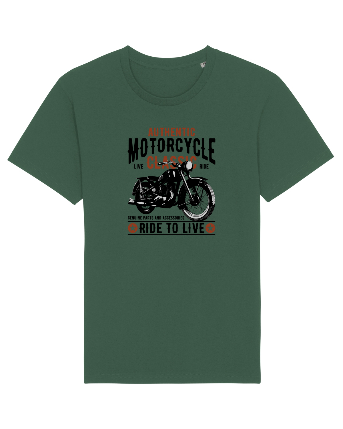 Tricou mânecă scurtă Unisex Rocker Bottle Green