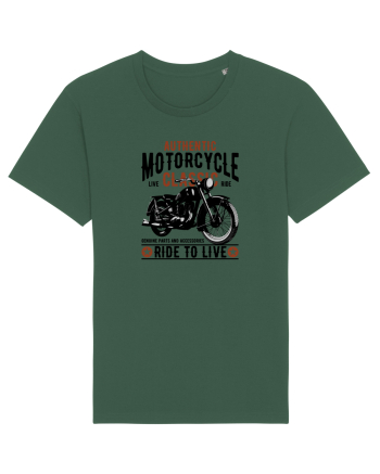 Ride to Live Classic Motorcycle Bottle Green