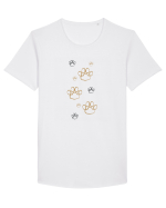 Paw #4 Tricou mânecă scurtă guler larg Bărbat Skater