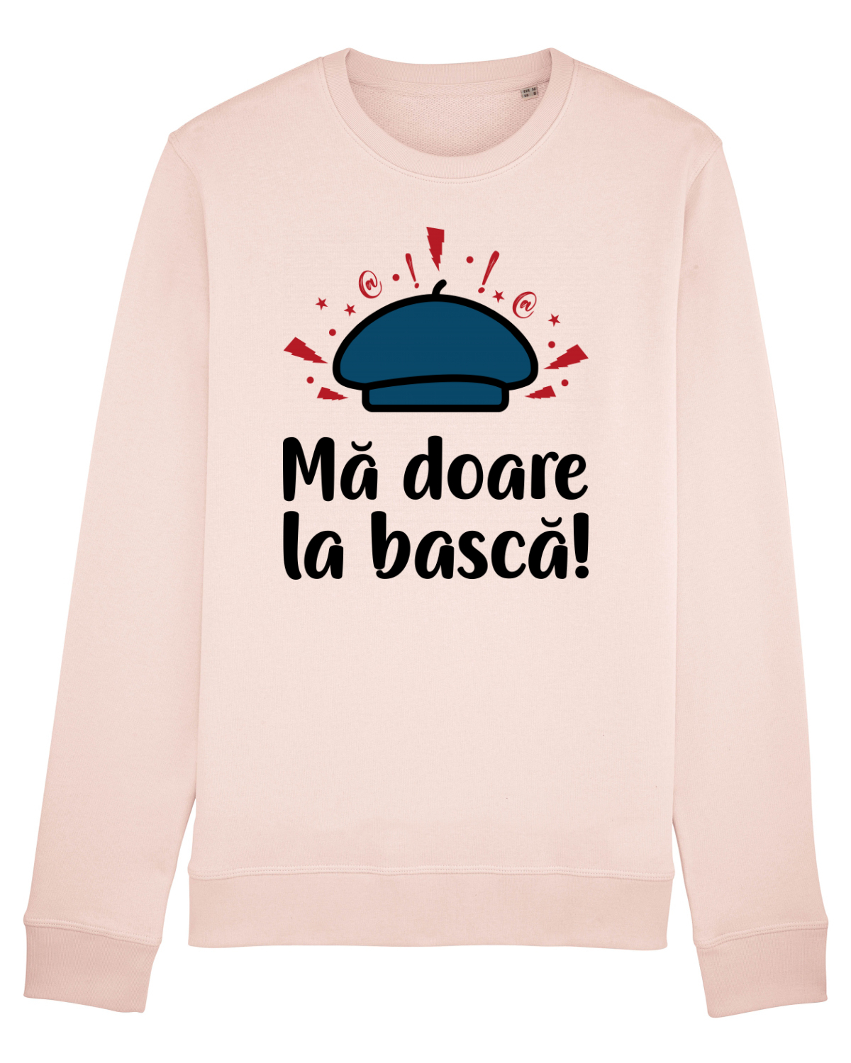 Bluză mânecă lungă Unisex Rise Candy Pink