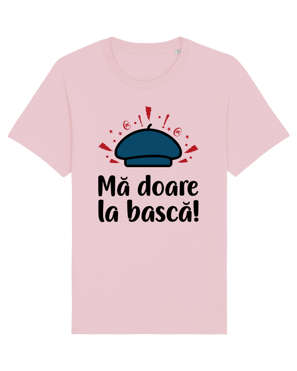 Tricou mânecă scurtă Unisex Rocker Cotton Pink