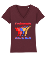 Taekwondo Tricou mânecă scurtă guler V Damă Evoker